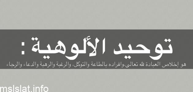 الإيمان بأسماء الله وصفاته هو توحيد
