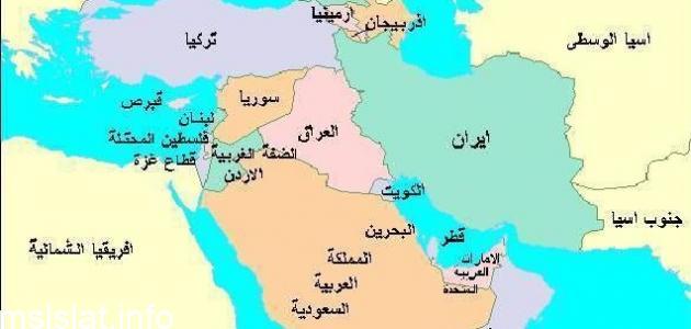 اين تقع شبه الجزيرة العربية