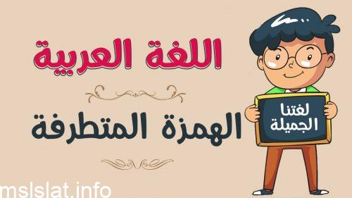 اين تكتب الهمزه المتطرفه اذا كان الحرف قبلها مفتوحا