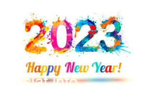 بطاقة تهنئة لرأس السنة الميلادية 2023