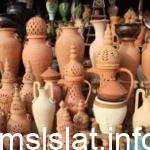 كانت بداية تطور الفخار البدائي من خلال الضغط وتجويف الكتلة الطينية