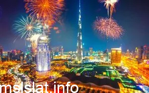 مشاهدة احتفالات رأس السنة من برج خليفة 2023 مباشر