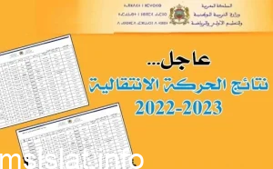رابط نتائج الحركة الانتقالية الخاصة بهيئة التدريس لسنة 2023