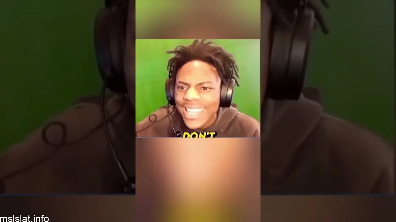 مقطع فضيحة سبيد جاب العيد Ishow speed لقطة من البث المباشر