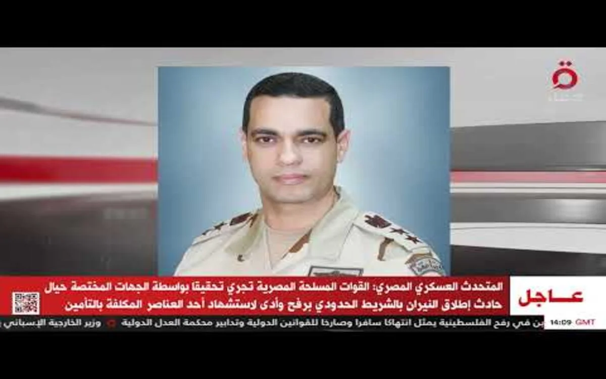 الملازم أحمد مصطفى جابر ويكيبيديا؛ من هو الشهيد المصري بمعبر رفح الحدودي؟