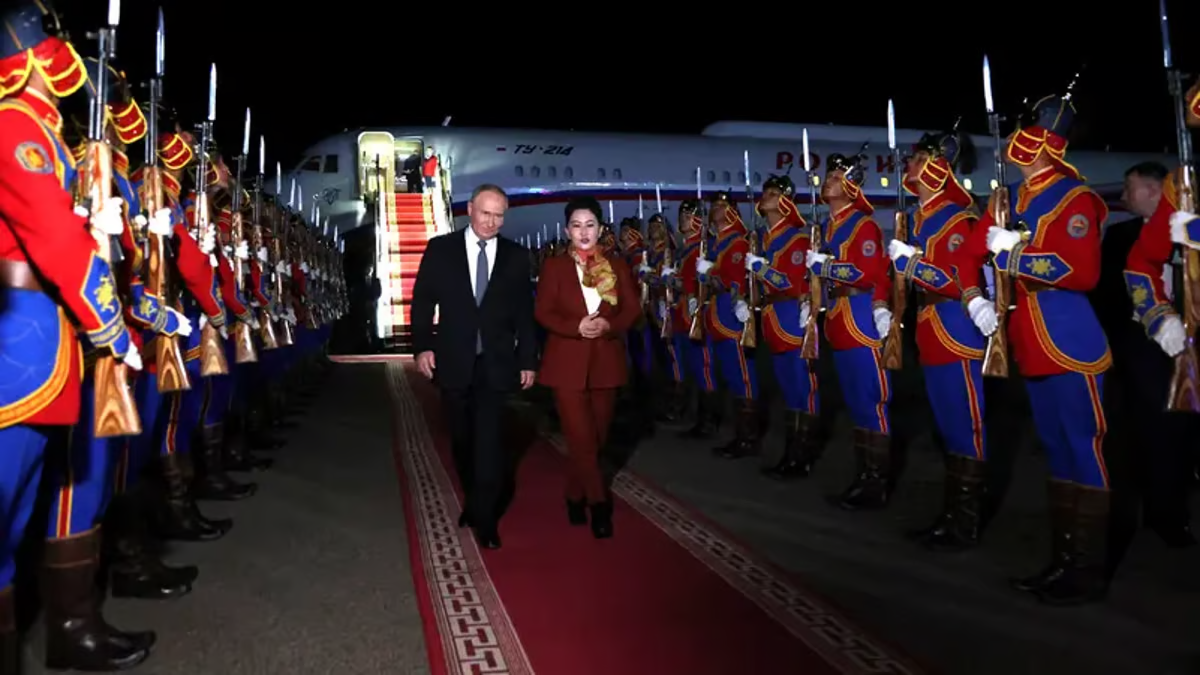 اعتقال بوتين في منغوليا