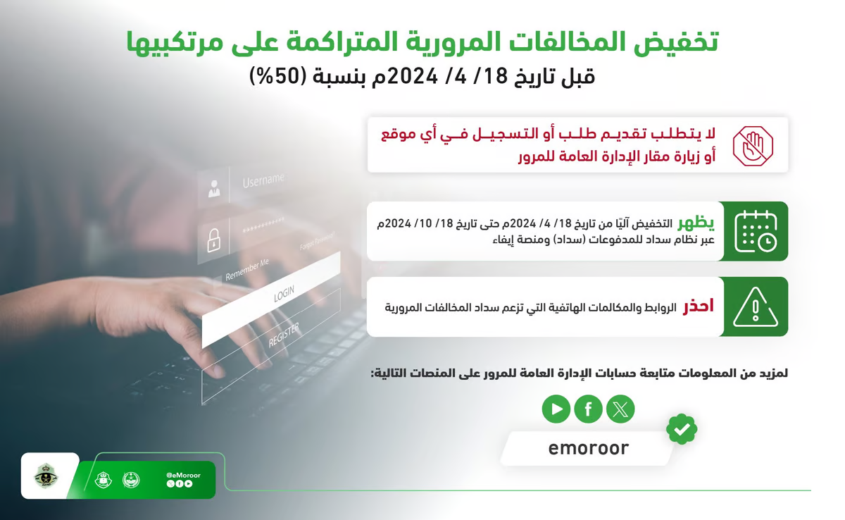 تخفيض المخالفات المرورية