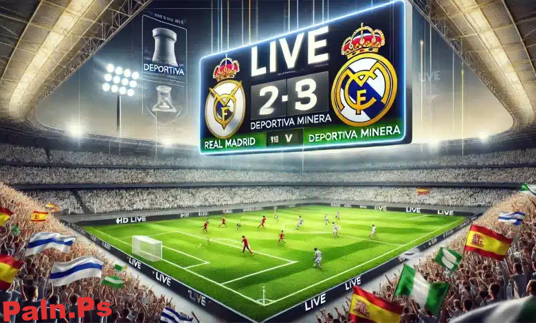 القنوات المفتوحة الناقلة لمباراة ريال مدريد وديبورتيفا مينيرا بث مباشر اليوم في كأس ملك إسبانيا