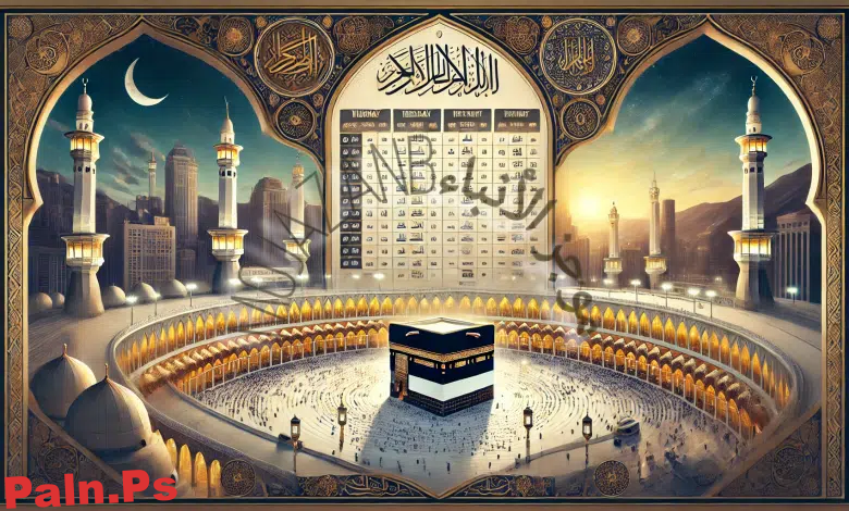 جدول أئمة الحرم المكي هذا الأسبوع 1446 من 24 شعبان حتى 29 شعبان 1446