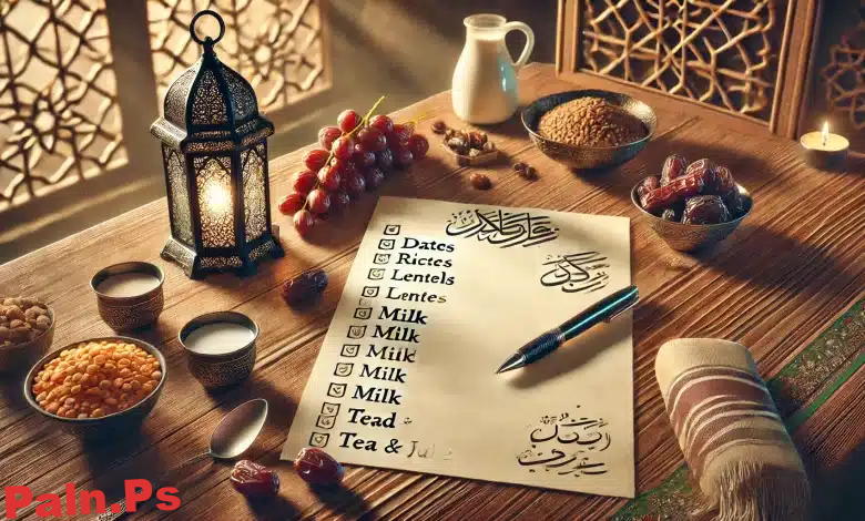 ورقة مقاضي رمضان 1446.. أهم التوابل والمكونات الأساسية لشهر رمضان 2025