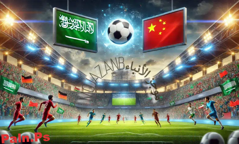 مباراة السعودية والصين