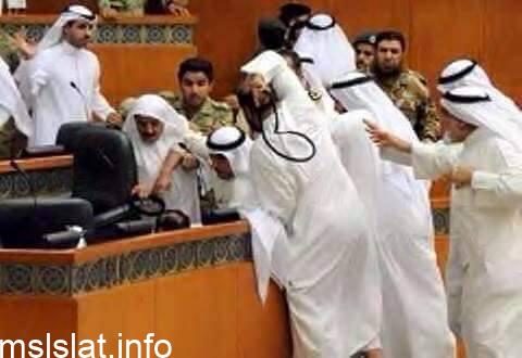 الاعتداء بالضرب على عبدالحميد دشتي النائب الكويتي